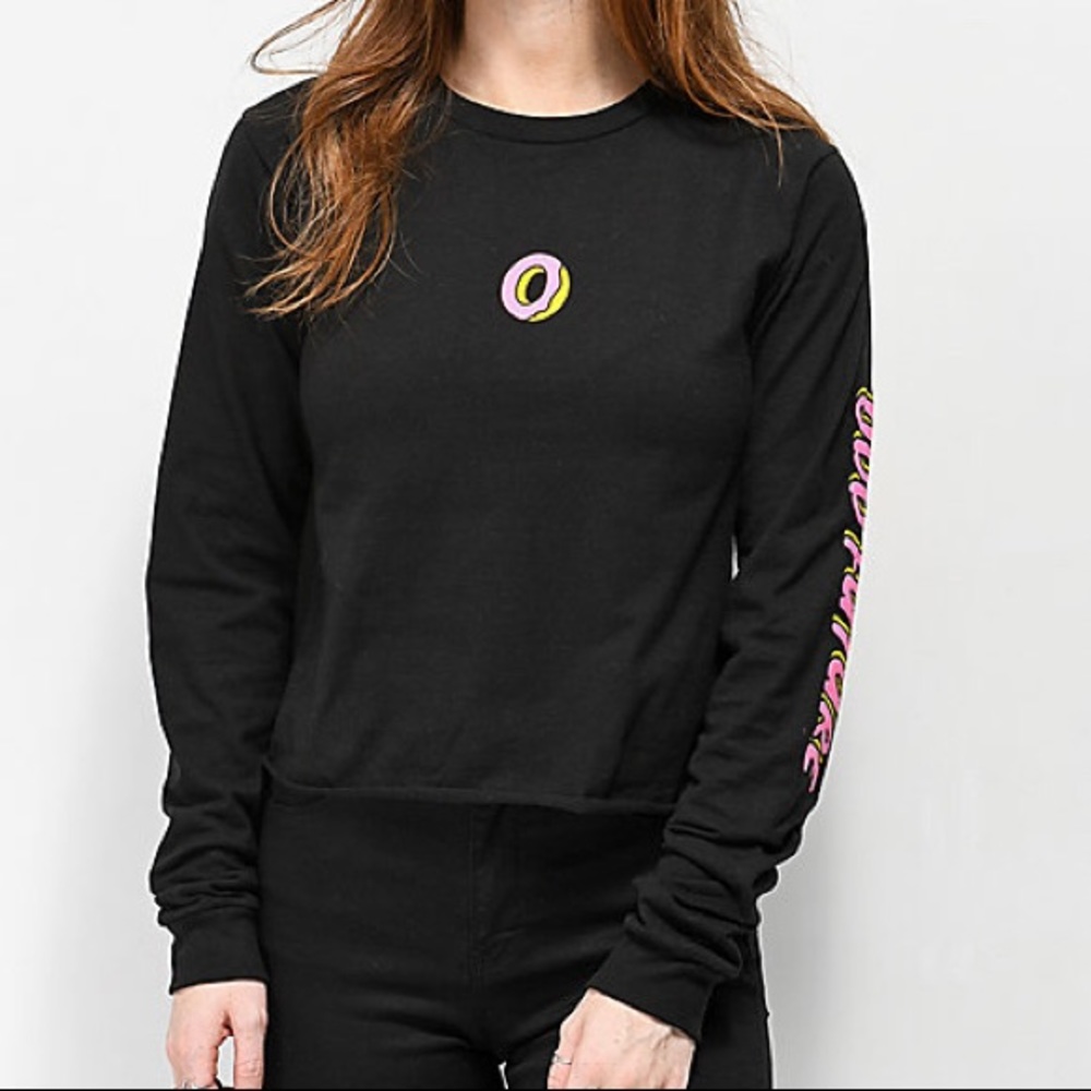 Odd Future cropped long sleeved shirt